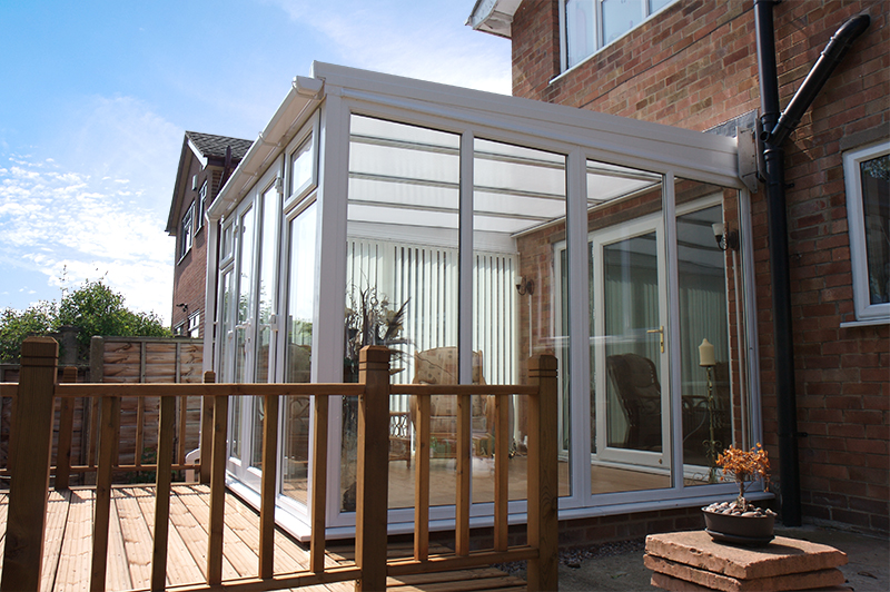 White lean to Conservatory