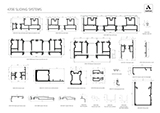 Cortizo 4700 sliding system wall chart